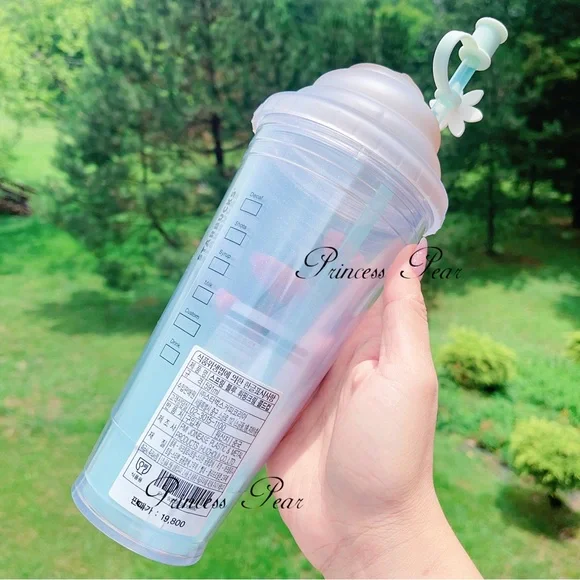 Starbucks Korea 2019 Spring Blue Whipping Cream Cold Cup 591ml - Picture 7 of 8